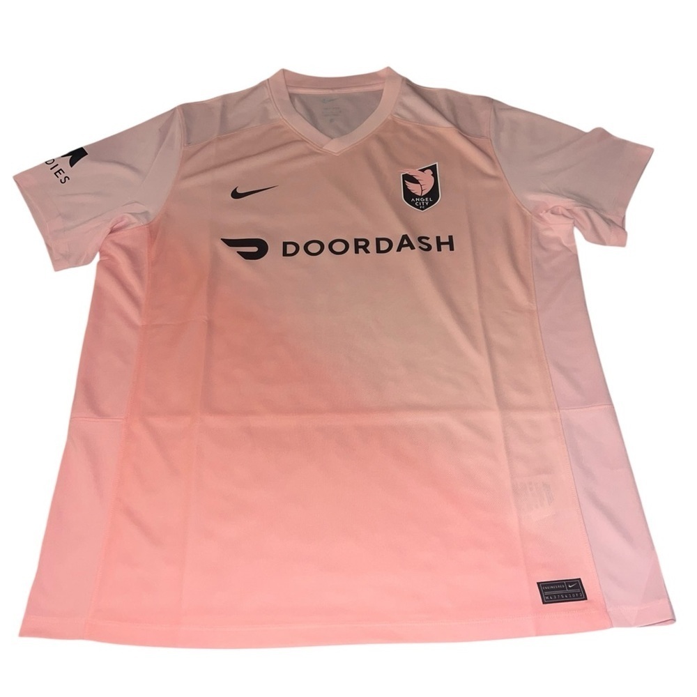 NWT Nike Men’s Angel City FC 2024 Women's Team Away Jersey Soccer Pink XL
